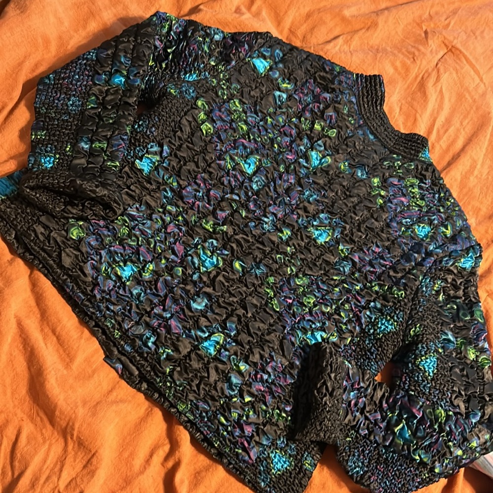 80’s Ruby Rd satin jacket L - Picture 5 of 5